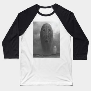 zdzislaw beksinski - Zdzislaw Beksinski Ocean Baseball T-Shirt